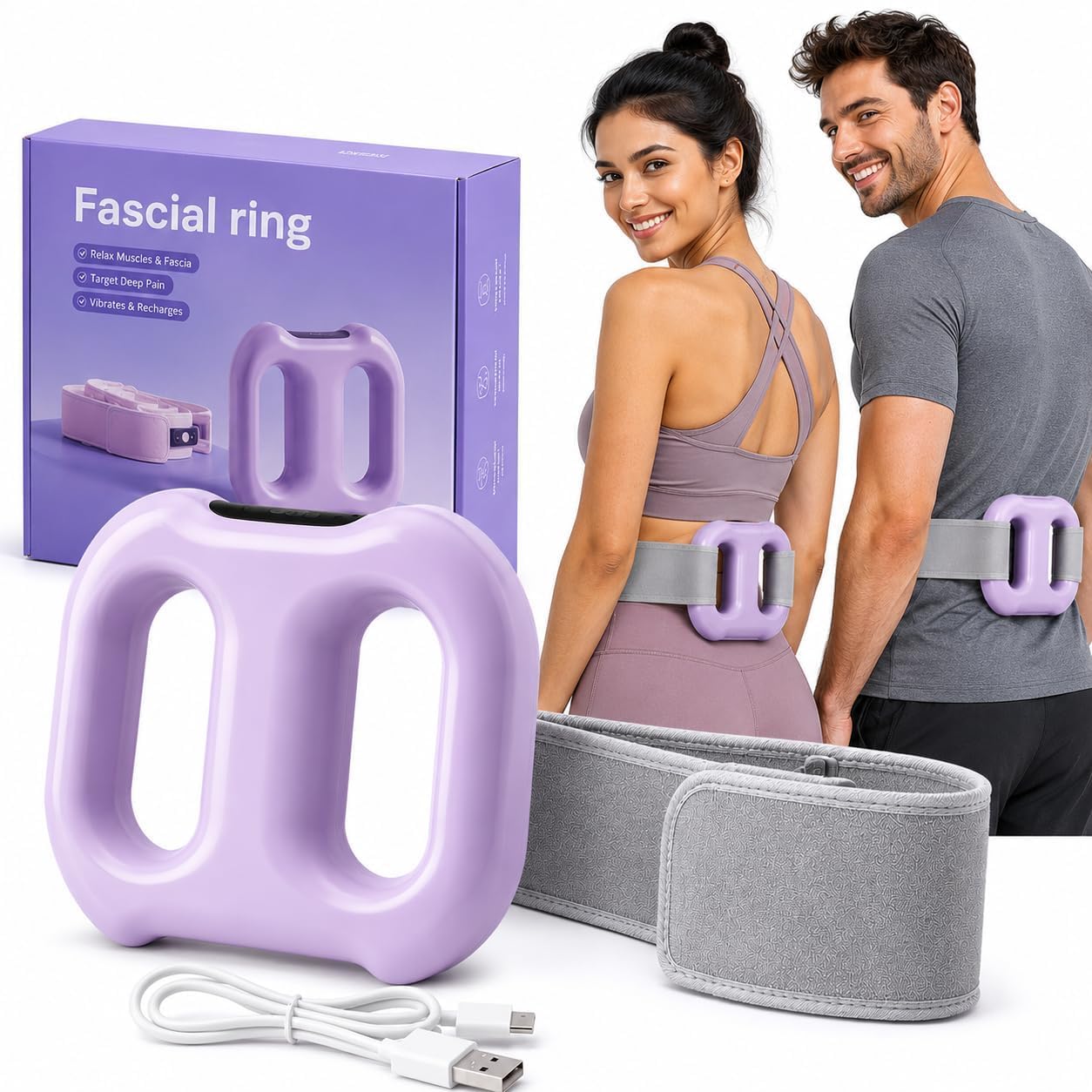 Electric fascia massage ring